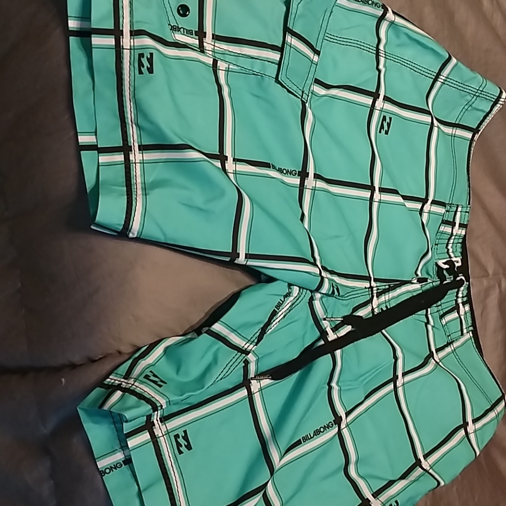 Green board shorts